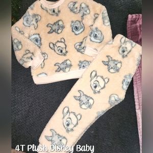Disney Baby 4T plush thumper and bambi outfit. Worn 2x